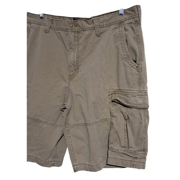 Old Navy Cargo Shorts Mens Size 38 Khaki Casual 100% Cotton Durable Design Y2K - Picture 6 of 8
